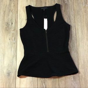 Sanctuary Zip Me Up Tank